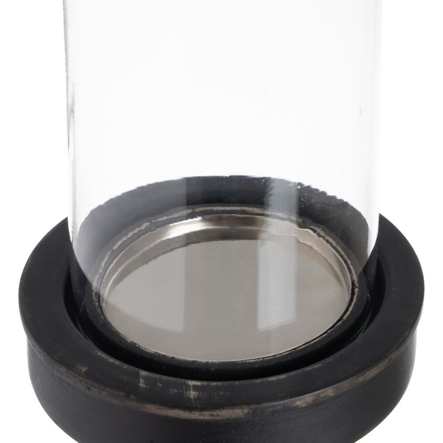 Lyseholder Sort Tr Krystal 12 x 12 x 47 cm #5