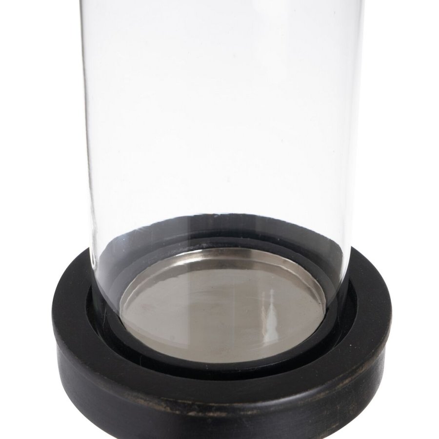 Lyseholder Sort Tr Krystal 12 x 12 x 62 cm #5