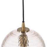 Loftslampe Krystal Gylden Metal 220 V 22 x 22 x 32 cm 240 V #2