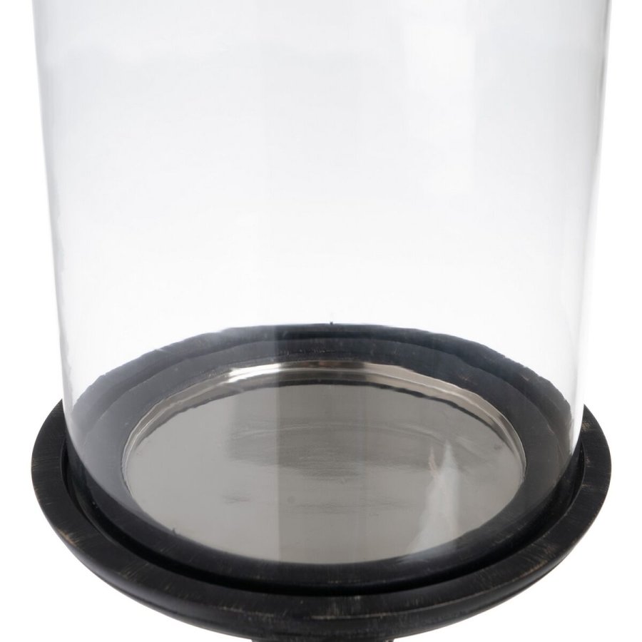 Lyseholder Sort Tr Krystal 23 x 23 x 58 cm #4