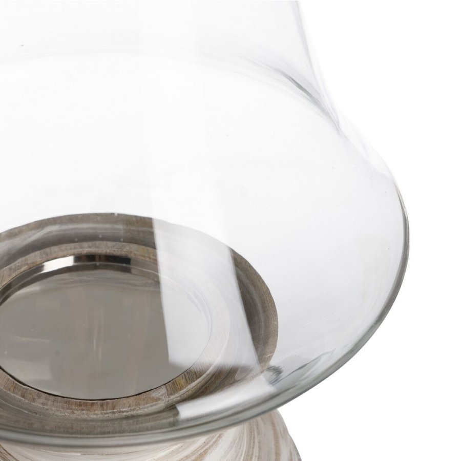 Lyseholder Hvid Tr Krystal 28 x 28 x 38 cm #4