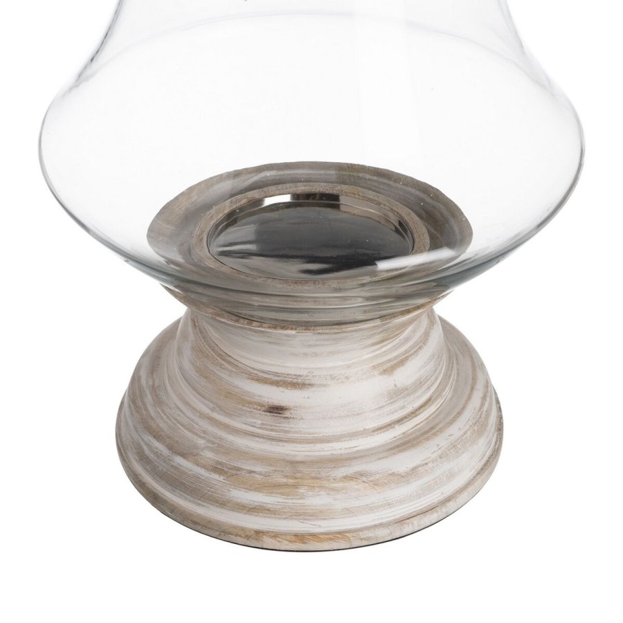 Lyseholder Hvid Tr Krystal 28 x 28 x 38 cm #6