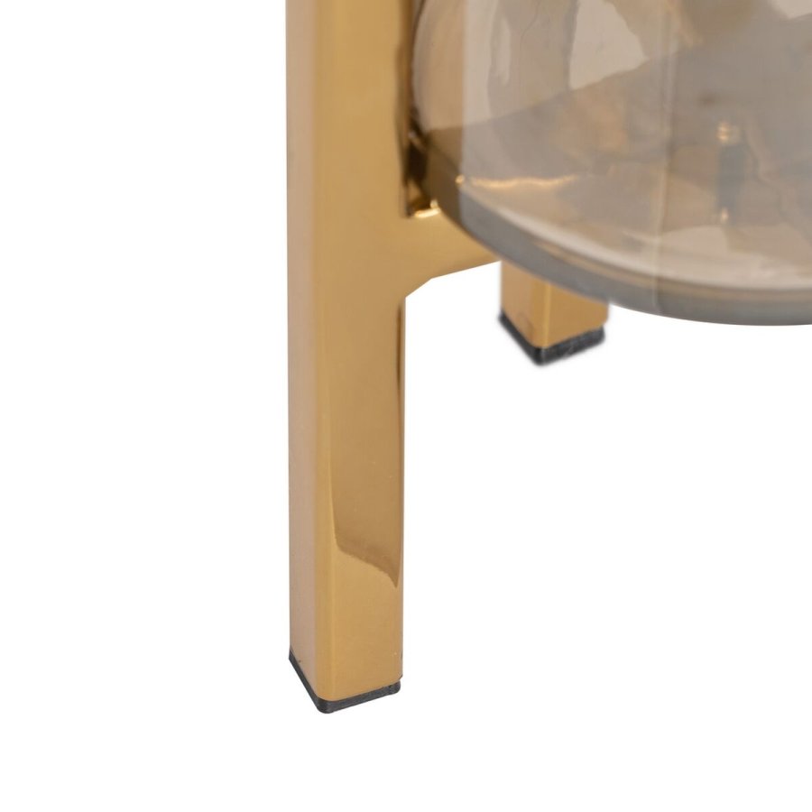 Lyseholder Gylden Krystal Stl 10 x 10 x 18 cm #6