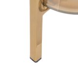 Lyseholder Gylden Krystal Stl 12 x 12 x 23 cm #6