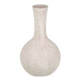 Vase Fldefarvet Keramik Sand 19 x 19 x 35 cm #1