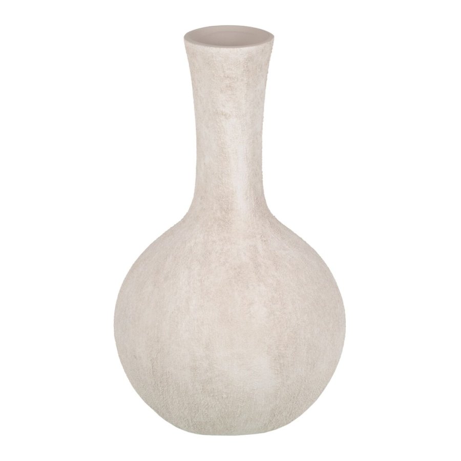 Vase Fldefarvet Keramik Sand 19 x 19 x 35 cm #1