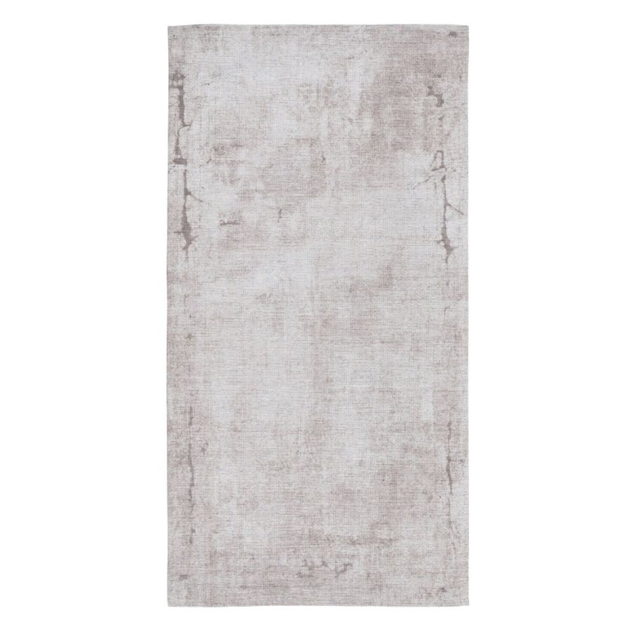 Tppe 80 x 150 cm Polyester Bomuld Taupe #1