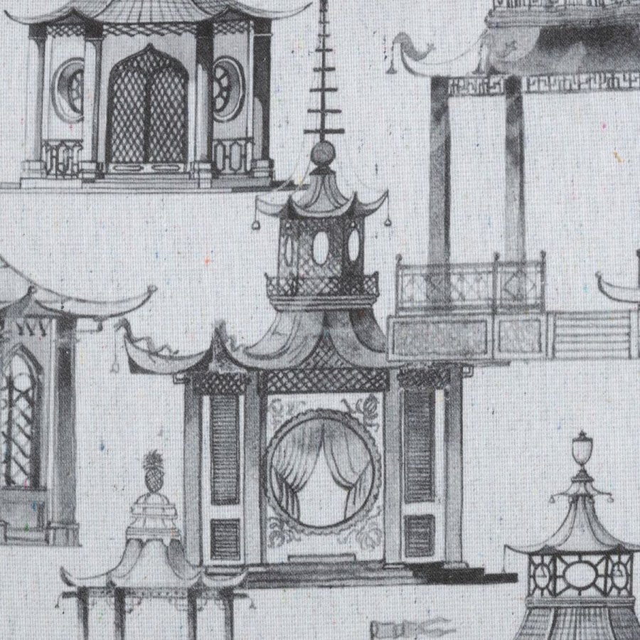 Pude Polyester 60 x 60 cm 100% bomuld Lille hus #3