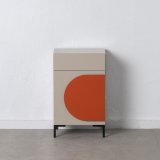 Natbord NECTO Orange Taupe Jern Tr MDF 40 x 31,2 x 66,2 cm #5