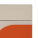 Natbord NECTO Orange Taupe Jern Tr MDF 40 x 31,2 x 66,2 cm #21