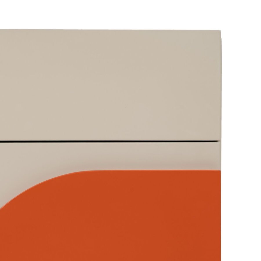 Natbord NECTO Orange Taupe Jern Tr MDF 40 x 31,2 x 66,2 cm #21