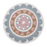Brnetppe 100% bomuld Blomst 100 cm 100 x 100 x 1 cm #1