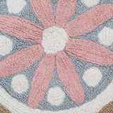 Brnetppe 100% bomuld Blomst 100 cm 100 x 100 x 1 cm #9