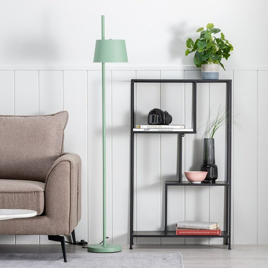 Hylder 65 x 25 x 110 cm Sort Metal #2