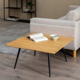 Sofabord Tr Jern 80 x 80 x 40 cm #2