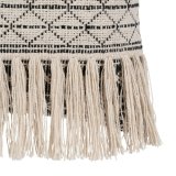 Pude Bomuld Sort Beige 45 x 45 cm #3