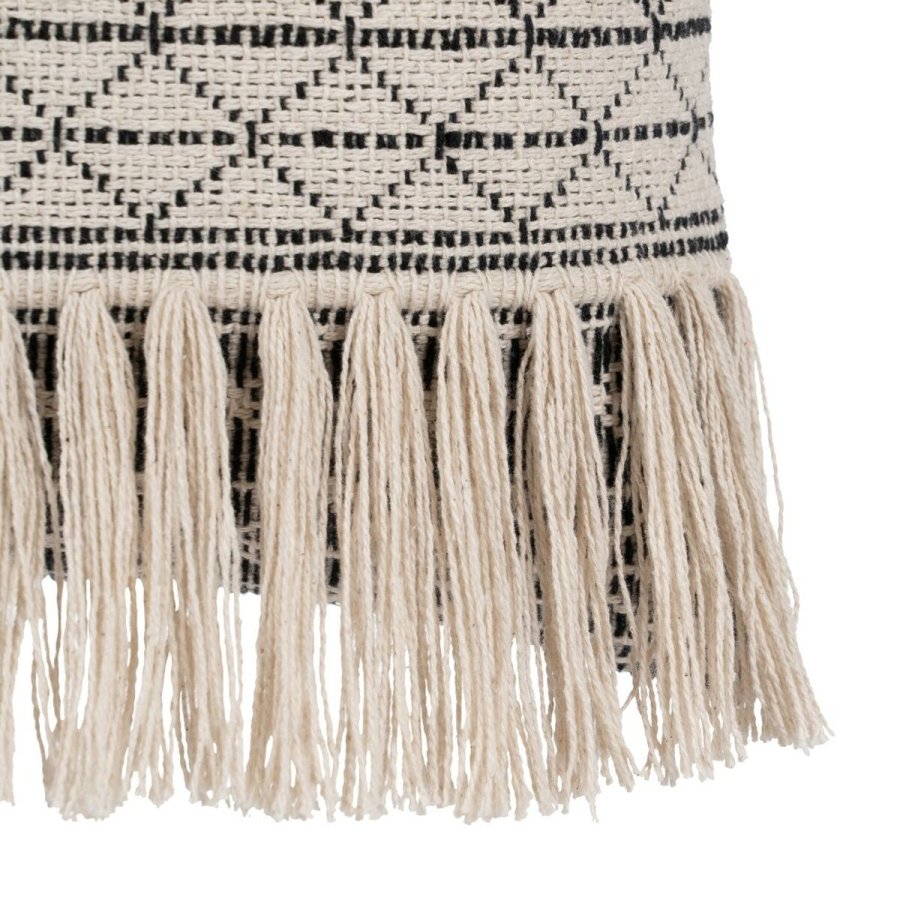 Pude Bomuld Sort Beige 45 x 45 cm #3