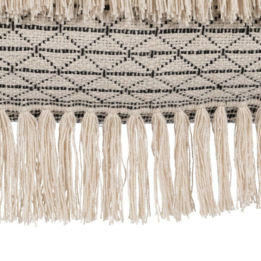 Pude Bomuld Sort Beige 30 x 60 cm #4