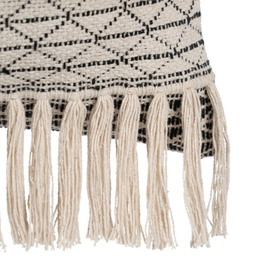 Pude Bomuld Sort Beige 30 x 60 cm #3