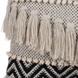 Pude Bomuld Sort Beige 30 x 60 cm #4