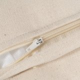 Pude Bomuld Sort Beige 45 x 45 cm #2