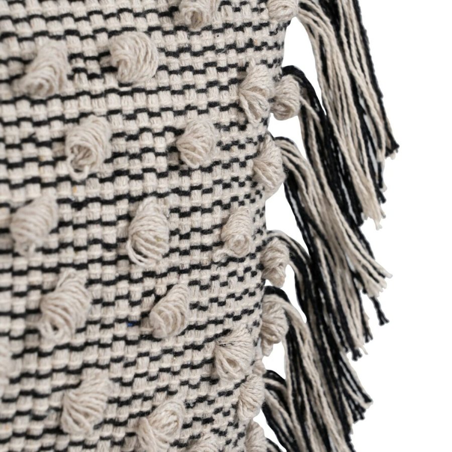 Pude Bomuld Sort Beige 30 x 60 cm #3