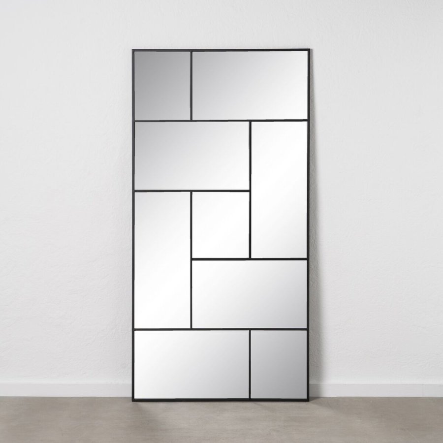 Vgspejl Sort Vertikalt 90 x 2 x 180 cm #2