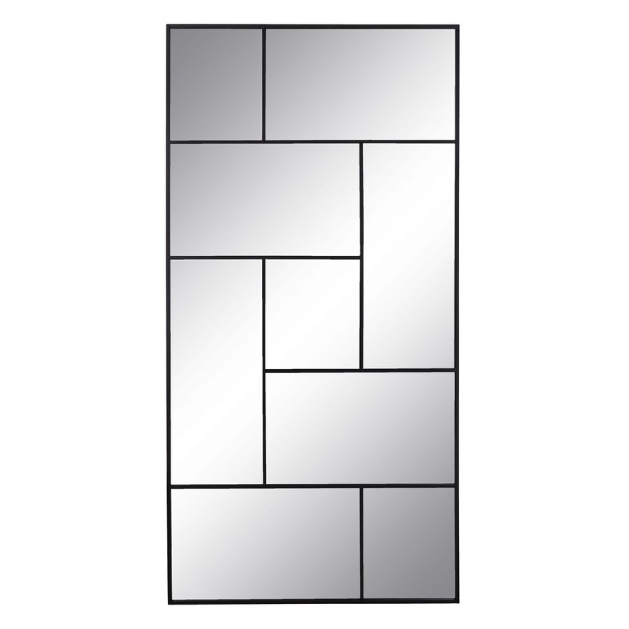 Vgspejl Sort Vertikalt 90 x 2 x 180 cm #1