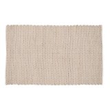 Tppe Hvid Natur 70 % bomuld 30 % Jute 160 x 230 cm #1
