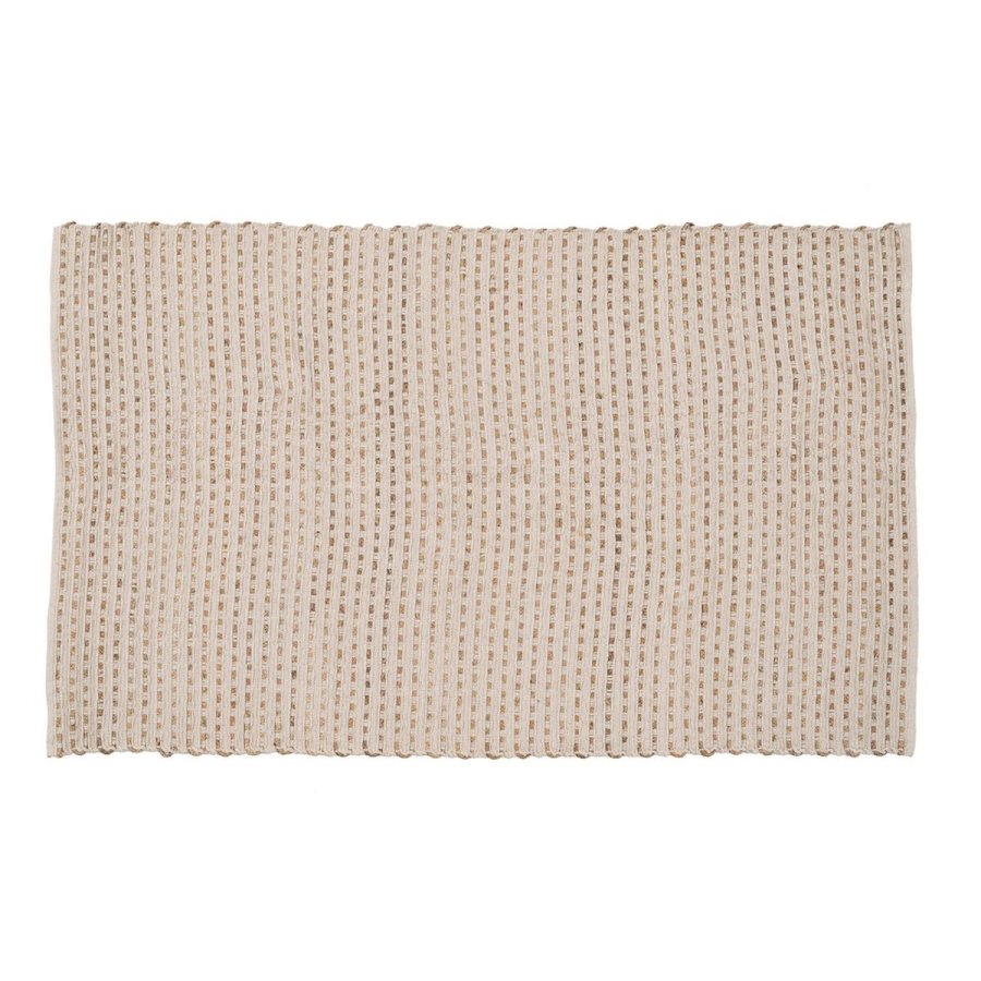 Tppe Hvid Natur 70 % bomuld 30 % Jute 160 x 230 cm #1