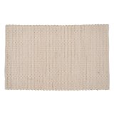 Tppe Hvid Natur 70 % bomuld 30 % Jute 200 x 290 cm #1