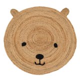 Tppe Beige 100 % Jute 100 x 100 cm #1