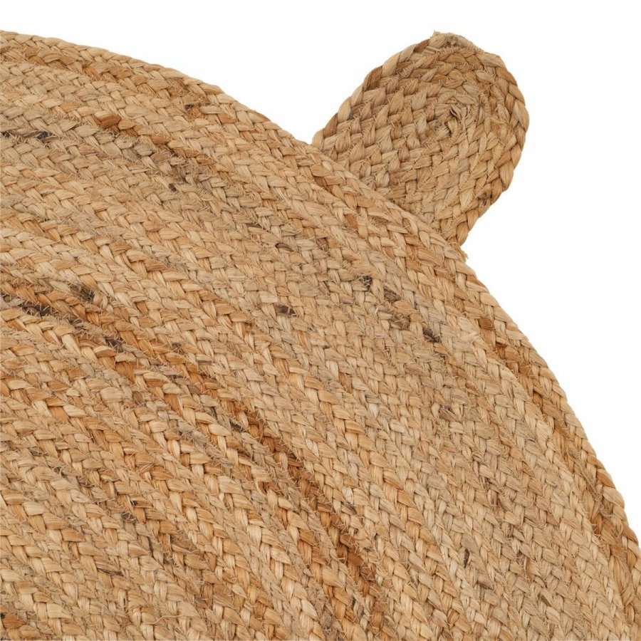 Tppe Beige 100 % Jute 100 x 100 cm #21