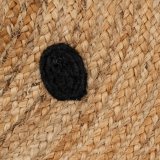 Tppe Beige 100 % Jute 100 x 100 cm #9