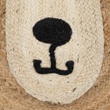 Tppe Bjrn Beige Natur 100 % Jute 100 x 100 cm #9