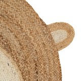 Tppe Abe Hvid Beige 100 % Jute 100 x 100 cm #25