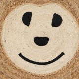 Tppe Abe Hvid Beige 100 % Jute 100 x 100 cm #21