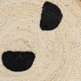 Tppe Abe Hvid Beige 100 % Jute 100 x 100 cm #13