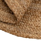 Tppe Abe Hvid Beige 100 % Jute 100 x 100 cm #5