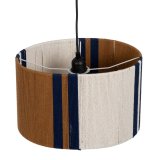 Loftslampe Papir Jern Striber 220-240 V 32,5 x 24,5 x 21 cm #7