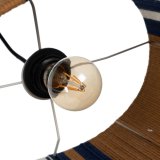 Loftslampe Papir Jern Striber 220-240 V 32,5 x 24,5 x 21 cm #3