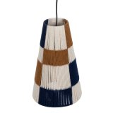 Loftslampe Papir Jern Striber 220-240 V 22 x 22 x 35,5 cm #7