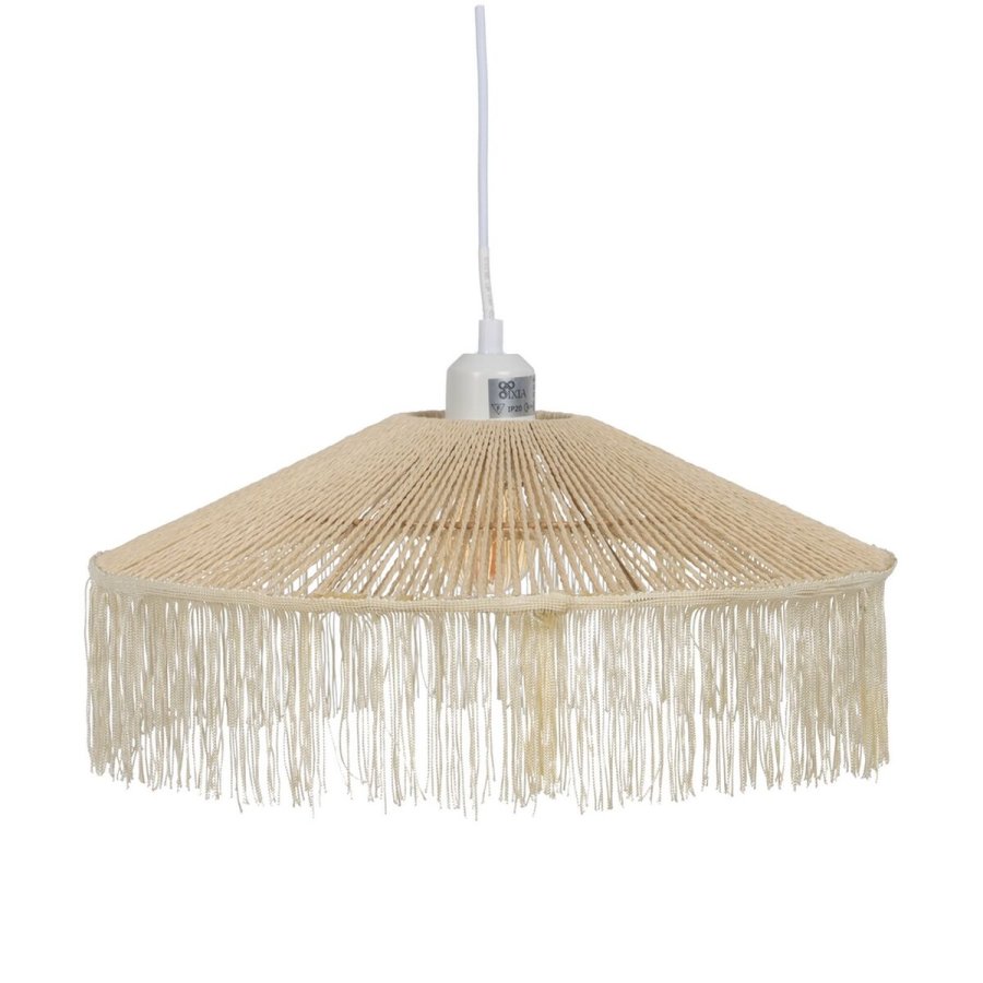 Loftslampe Beige Papir Jern 220-240 V 41 x 41 x 17 cm #1