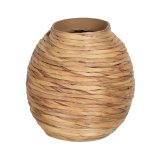 Vase Natur Naturlig fiber 26 x 26 x 27 cm #1