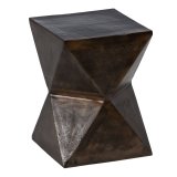 Lille serveringsbord Bronze Aluminium 30 x 30 x 41 cm #1