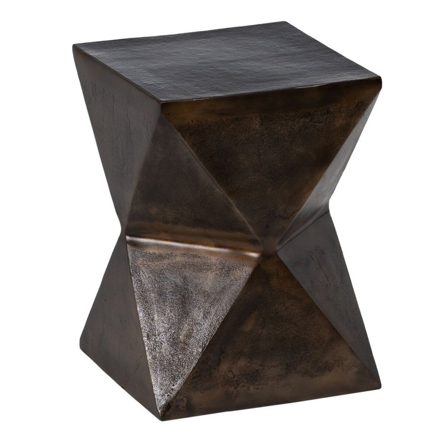 Lille serveringsbord Bronze Aluminium 30 x 30 x 41 cm #1