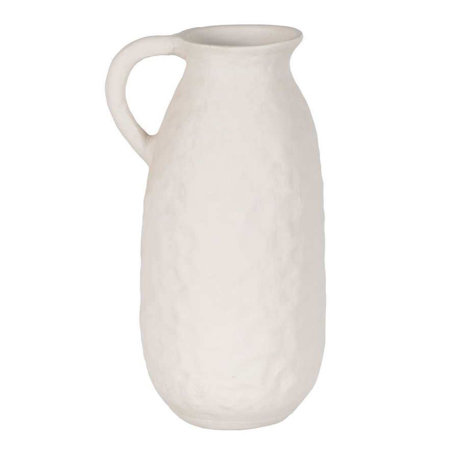 Vase Hvid Keramik 20 x 17 x 36 cm #1