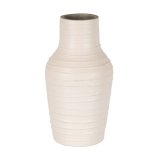 Vase Hvid Keramik 17 x 17 x 30 cm #1