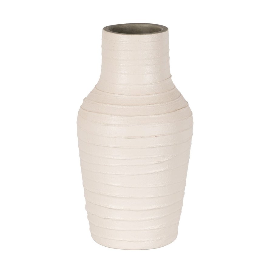 Vase Hvid Keramik 17 x 17 x 30 cm #1