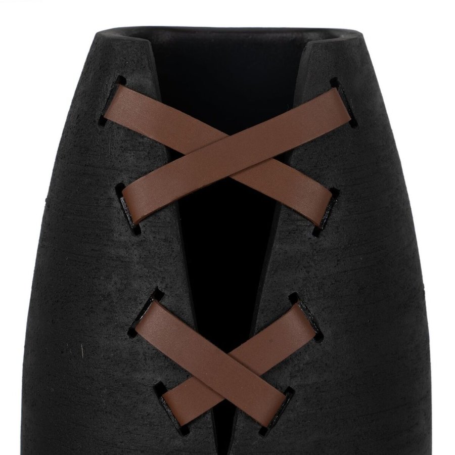 Vase Sort Keramik 20 x 20 x 41 cm #5